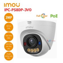 Camera IP PoE Dome 3MP IMOU IPC-PS8DP-3V0;