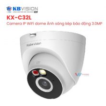 Camera WiFi KBVISION KX-C32L - Dome 3MP Còi Hú SMD