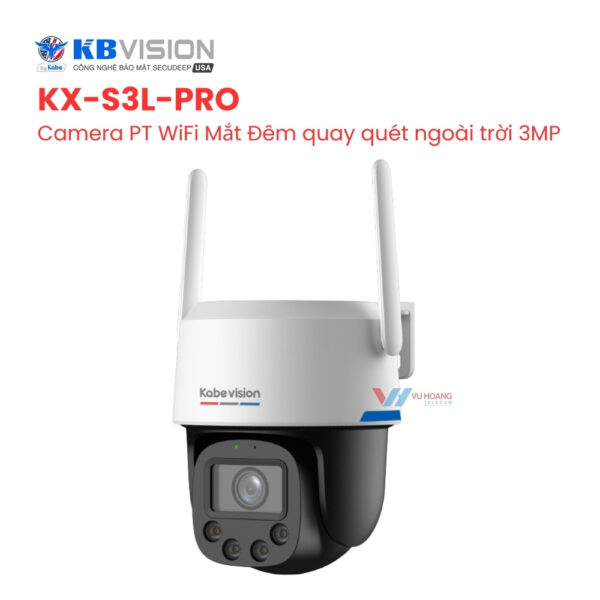 camera-wifi-kbvision-kx-s3l-pro-600x600-2 Camera WiFi KBVISION KX-S3L-PRO - PT 3MP Mắt Đêm AI