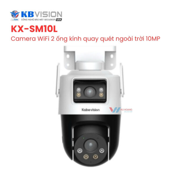 camera-wifi-kbvision-kx-sm10l-600x600-2 Camera WiFi KBVISION KX-SM10L - 2 Ống Kính 10MP Ngoài Trời