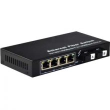 Converter HDtec kết hợp 2 cổng Quang (A+B) + 4 RJ45 Lan 1G