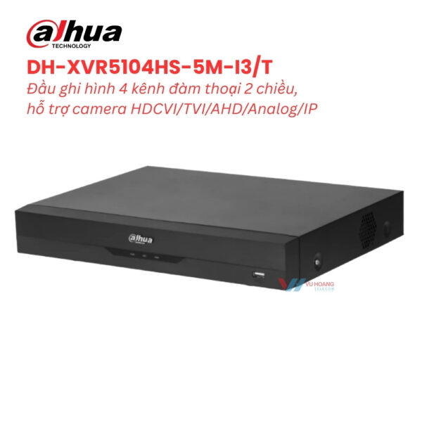 dau-ghi-dahua-dh-xvr5104hs-5m-i3-t-600x600-2 Đầu Ghi DAHUA DH-XVR5104HS-5M-I3/T | 4 Kênh AI