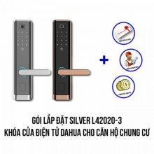 Lắp đặt khóa cửa điện tử DAHUA cho căn hộ chung cư gói SILVER L42020-3
