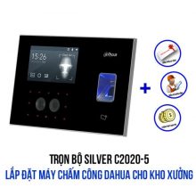 Lắp trọn bộ máy chấm công DAHUA gói SILVER SILVER C2020-5