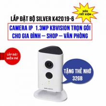 Lắp đặt camera Wifi KBVISION KBI-H13WN giá rẻ (SILVER K42019-6)