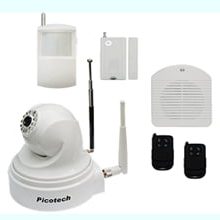 Báo trộm kết hợp camera IP PICOTECH PC-AIP113W