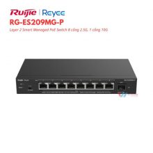 Smart Managed PoE Switch 8 cổng Reyee RG-ES209MG-P