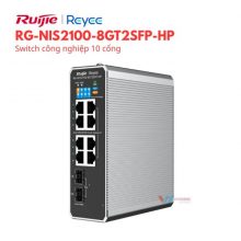 Switch công nghiệp 10 cổng Reyee RG-NIS2100-8GT2SFP-HP