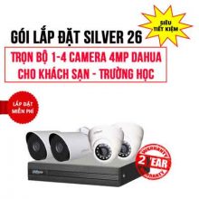 Trọn bộ 2-4 camera 4MP DAHUA giá rẻ (Gói Silver 26)