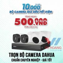 Trọn bộ camera Dahua chuẩn HD720P - 1080P giá tốt