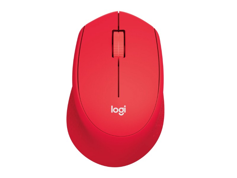 Chuột không dây Logitech M331 Silent - Màu đỏ