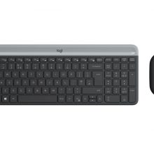 Bộ bàn phím - Chuột không dây Logitech MK470 Đen (Black)