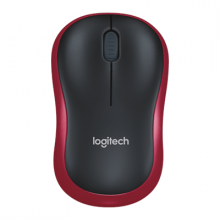Chuột Quang không dây Logitech M185 - Màu Đỏ