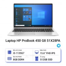 Laptop HP ProBook 450 G8 51X28PA Silver