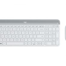 Bộ bàn phím - Chuột không dây Logitech MK470 Trắng (White)