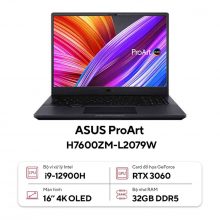 Laptop Asus ProArt Studiobook 16 H7600ZM-L2079W