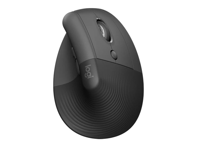 Chuột công thái học Logitech Lift Vertical màu Than chì Lift: 910-006479