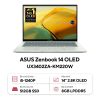 Laptop ASUS Zenbook 14 UX3402ZA-KM220W OLED (Core i5-1240P, RAM 8GB, SSD 512GB, 14inch 2.8K OLED, Win11)