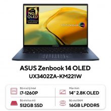 Laptop ASUS Zenbook 14 OLED i7-1260P (UX3402ZA-KM221W)