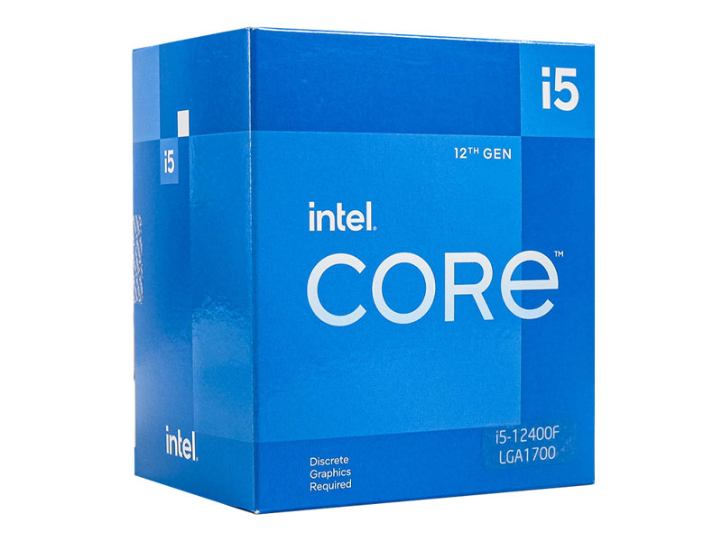 CPU Alder Lake Intel Core i5-12400F Processor kèm quạt (18MB, up to 4.40GHz, 6 nhân 12 luồng)