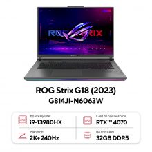 Laptop Asus ROG Strix G18 G814JI-N6063W (2023)