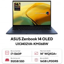 Laptop ASUS Zenbook 14 OLED UX3402VA-KM068W