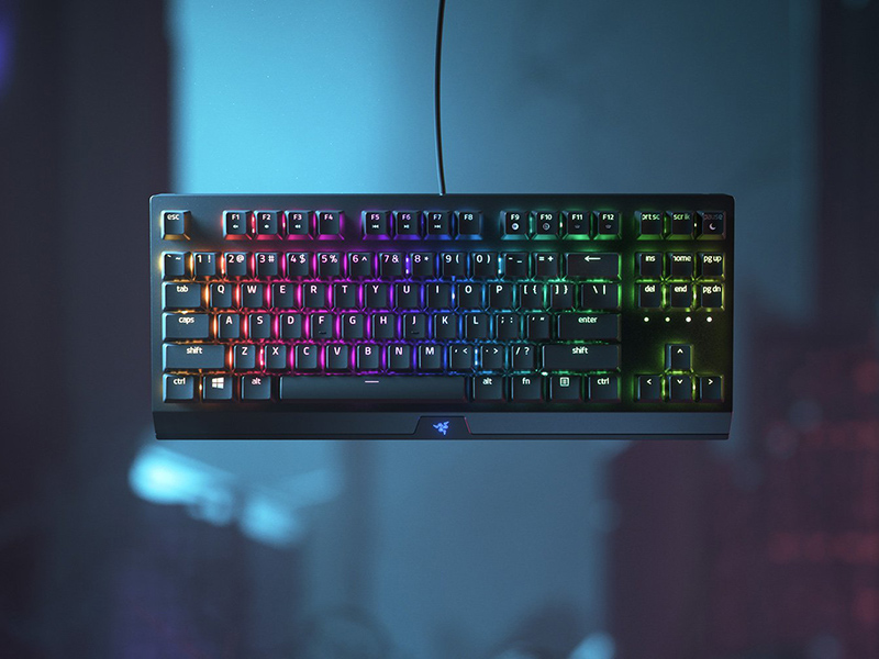Bàn phím vi tính Razer BlackWidow V3 Tenkeyless - Yellow Switch (RZ03-03491800-R3M1)