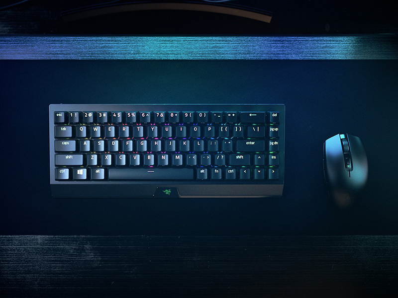 Bàn phím vi tính Razer BlackWidow V3 Mini HyperSpeed - Yellow Switch (RZ03-03890100-R3M1)