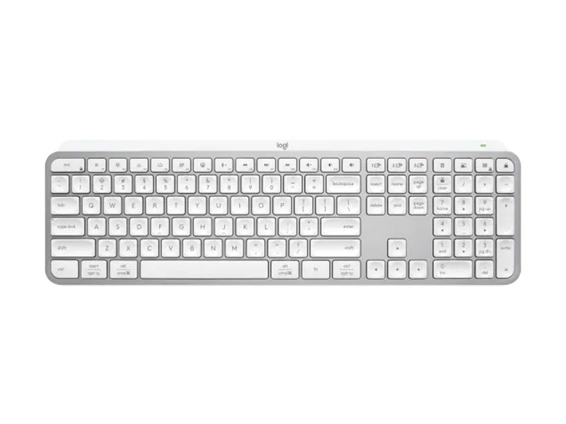 Bàn phím Logitech MX Keys S Wireless Bluetooth màu xám nhạt (Pale Gray)
