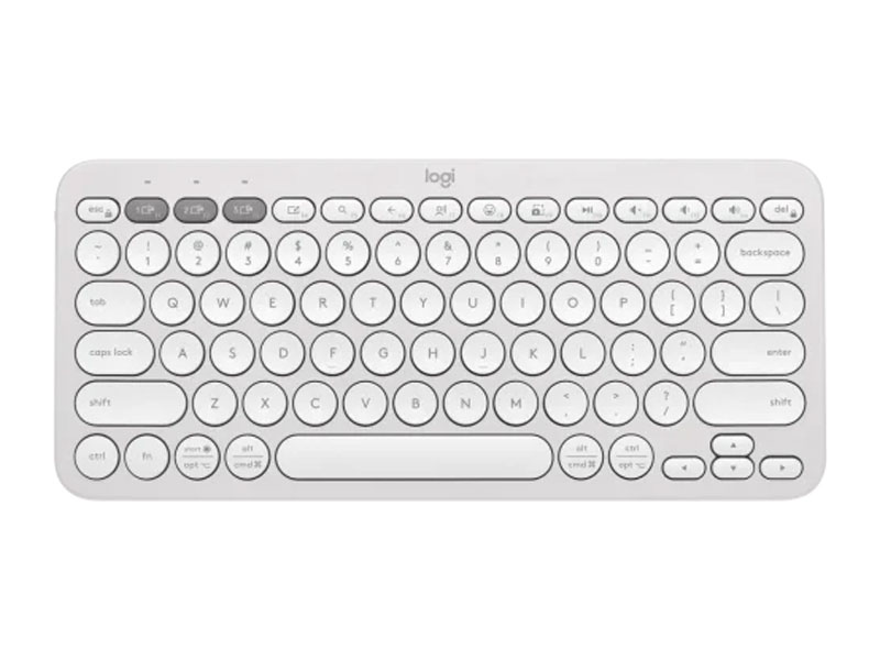 Bàn phím Logitech Pebble Keys 2 K380s Bluetooth White (trắng)