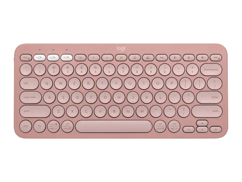 Bàn phím Logitech Pebble Keys 2 K380s Bluetooth Rose (Hồng)