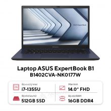 Laptop Asus ExpertBook B1 B1402CVA-NK0177W i7 16GB 512GB