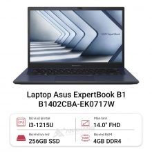Laptop Asus ExpertBook B1 B1402CBA-EK0717W