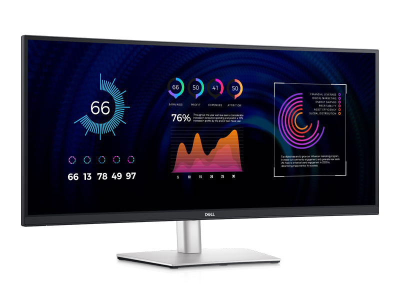 Màn hình cong Dell 34 P3424WE 34inch WQHD IPS USB-C Hub