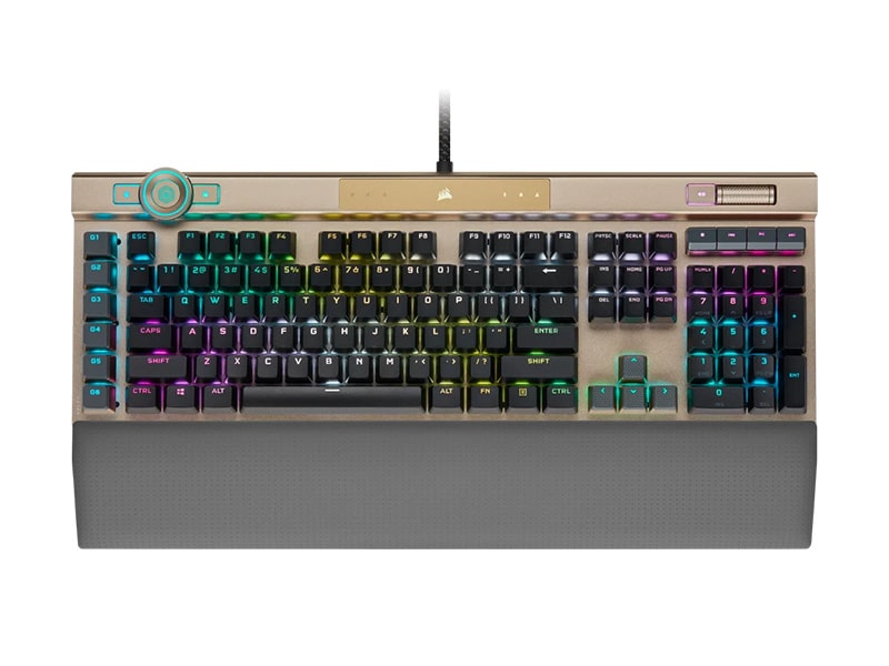 Bàn phím Corsair K100 Midnight Gold-OPX RF-RGB CH-912A21A-NA