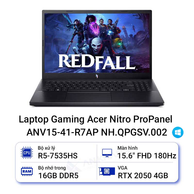 Laptop Gaming Acer Nitro ProPanel ANV15-41-R7AP NH.QPGSV.002