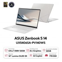 Laptop AI ASUS Zenbook S 14 OLED UX5406SA-PV140WS
