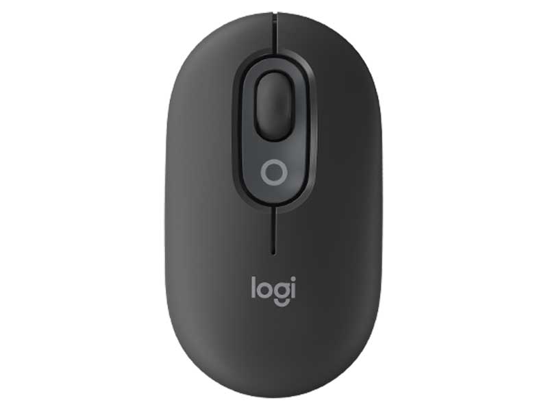 Chuột không dây Logitech POP Emoji Bluetooth màu đen than chì (910-007401)