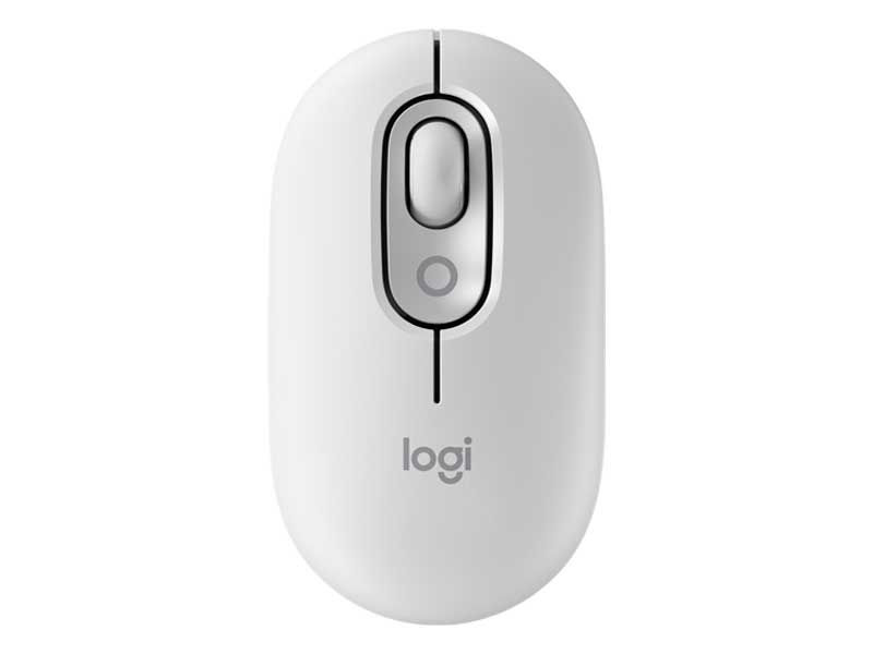 Chuột không dây Emoji Logitech POP Mouse Bluetooth màu trắng (OFF-WHITE)