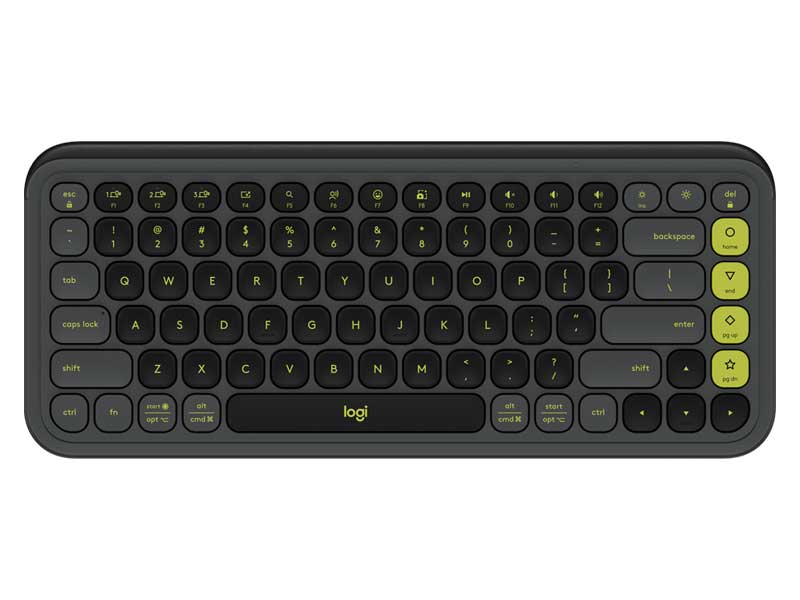 Bàn phím không dây Logitech POP ICON Keys màu đen (GRAPHITE)