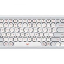 Bàn phím không dây Logitech POP ICON Keys màu trắng (OFF-WHITE)