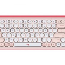 Bàn phím không dây Logitech POP ICON Keys màu hồng (ROSE)