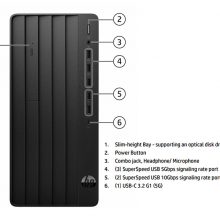 Máy tính để bàn HP Pro Tower 280 G9 PCI AY1Y3PT