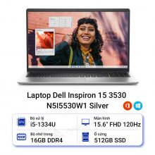 Laptop Dell Inspiron 15 3530 N5I5530W1 Silver