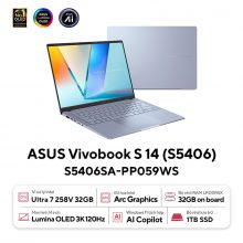 Laptop ASUS Vivobook S 14 OLED S5406SA-PP059WS