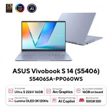 Laptop ASUS Vivobook S 14 OLED S5406SA-PP060WS