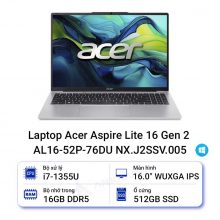 Laptop Acer Aspire Lite 16 Gen 2 AL16-52P-76DU NX.J2SSV.005