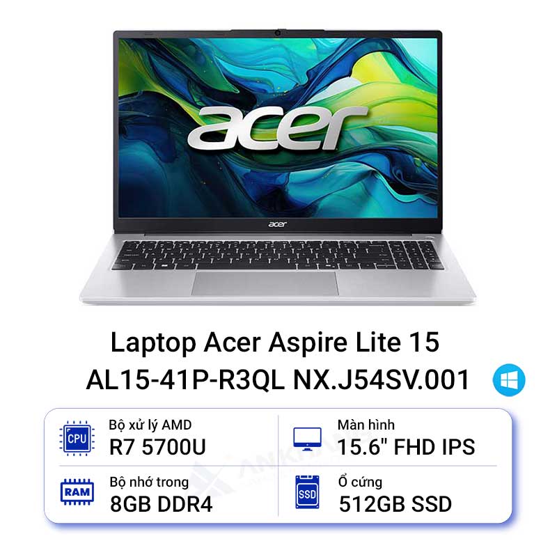 Laptop Acer Aspire Lite 15 AL15-41P-R3QL NX.J54SV.001