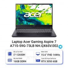 Laptop Acer Gaming Aspire 7 A715-59G-73LB NH.QX6SV.002