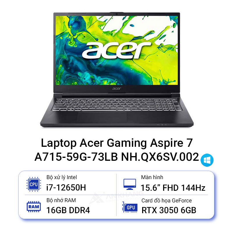 Laptop Acer Gaming Aspire 7 A715-59G-73LB NH.QX6SV.002